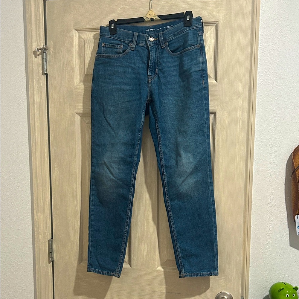 Old Navy Men's Slim Straight Blue Jeans